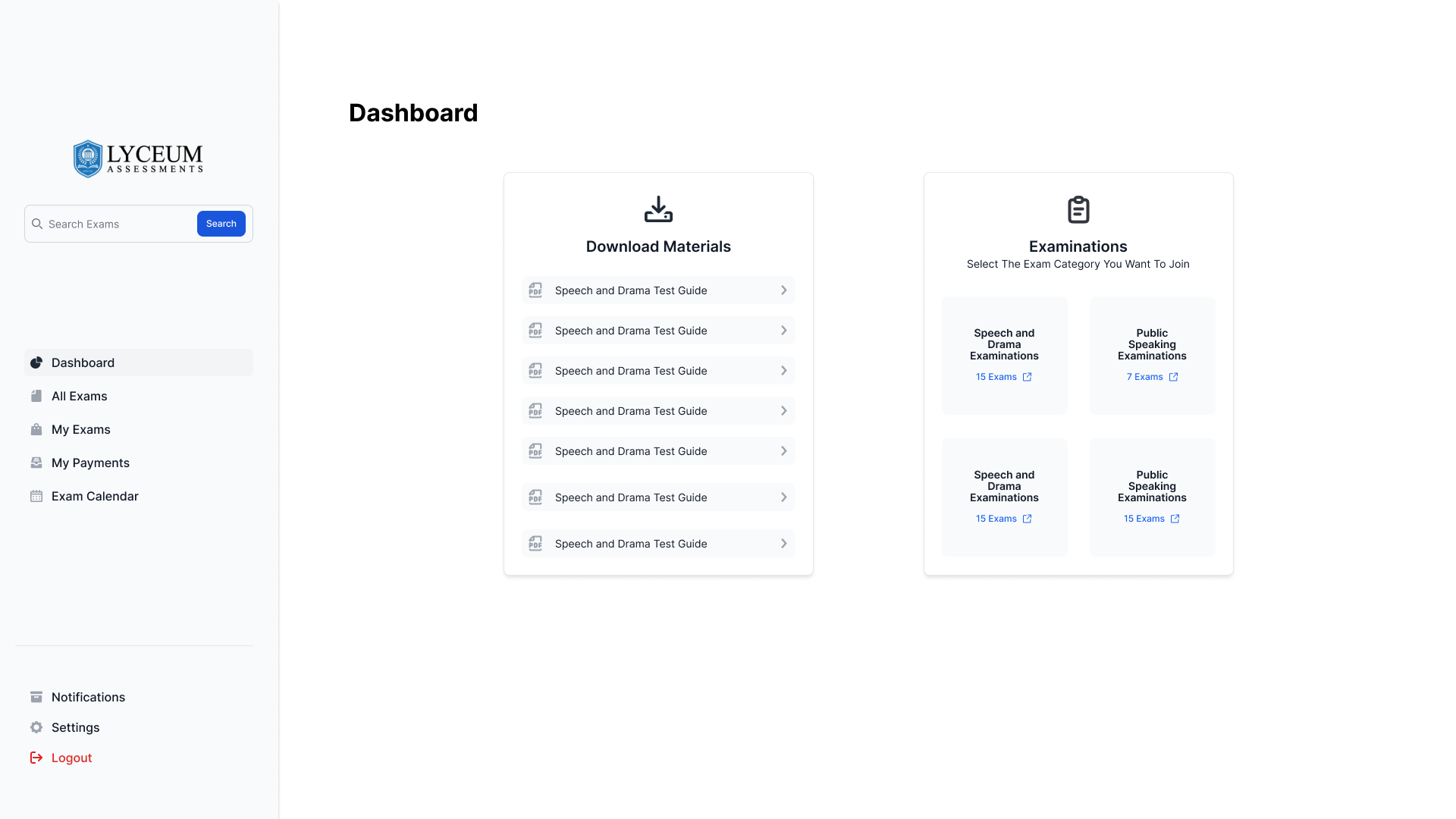 Teacher Dashboard